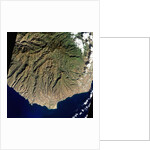 Satellite view of Gran Canaria, in the Canary Islands by Anonymous