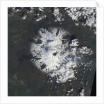 Satellite View of Mount Etna by Anonymous