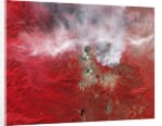 Pole Creek Fire Burning in the Oregon Cascades by Anonymous