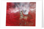 Pole Creek Fire Burning in the Oregon Cascades by Anonymous