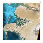 Dardzha Peninsula in the Caspian Sea, Turkemnistan by Anonymous