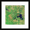 Satellite view of Yellowstone National Park by Corbis