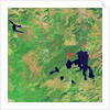 Satellite view of Yellowstone National Park by Corbis