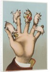 Five pigs on five fingers by Anonymous