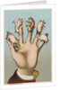 Five pigs on five fingers by Anonymous