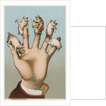 Five pigs on five fingers by Anonymous