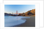View of Baker Beach and Golden Gate Bridge, San Francisco, California, USA by Anonymous