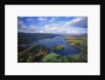 Aerial view of river and forest, Pittsfield, Massachusetts, USA by Anonymous