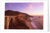 Bridge over ocean cliff, Big Sur, California, USA by Anonymous