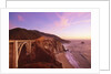 Bridge over ocean cliff, Big Sur, California, USA by Anonymous