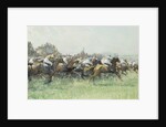 The Derby, Tattenham Corner by Gilbert Holiday