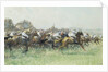 The Derby, Tattenham Corner by Gilbert Holiday