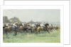 The Derby, Tattenham Corner by Gilbert Holiday