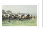 The Derby, Tattenham Corner by Gilbert Holiday