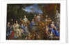 Louis XIV and the Royal Family as Divinities on Mt. Olympus by Jean Nocret