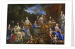 Louis XIV and the Royal Family as Divinities on Mt. Olympus by Jean Nocret