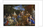 Louis XIV and the Royal Family as Divinities on Mt. Olympus by Jean Nocret