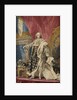 Tapestry of King Louis XV by Pierre François Cozette