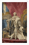 Tapestry of King Louis XV by Pierre François Cozette