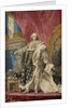 Tapestry of King Louis XV by Pierre François Cozette