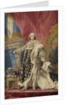 Tapestry of King Louis XV by Pierre François Cozette