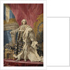 Tapestry of King Louis XV by Pierre François Cozette