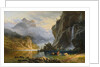 Indians Spearfishing by Albert Bierstadt