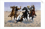 Aiding a Comrade by Frederic Remington
