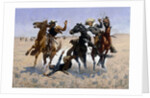Aiding a Comrade by Frederic Remington