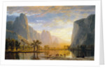 Valley of the Yosemite by Albert Bierstadt