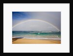 Rainbow at Baldwin Beach, Maui, Hawaii by Anonymous