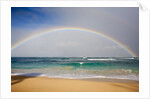 Rainbow at Baldwin Beach, Maui, Hawaii by Anonymous