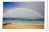 Rainbow at Baldwin Beach, Maui, Hawaii by Anonymous