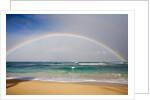 Rainbow at Baldwin Beach, Maui, Hawaii by Anonymous