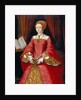 Elizabeth I as a Princess attributed to William Scrots by Anonymous