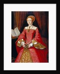 Elizabeth I as a Princess attributed to William Scrots by Anonymous