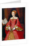 Elizabeth I as a Princess attributed to William Scrots by Anonymous