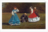 Croquet Scene by Winslow Homer