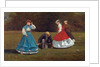 Croquet Scene by Winslow Homer
