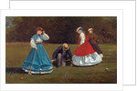 Croquet Scene by Winslow Homer
