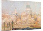 St. Paul's from the River: Morning Sun in Winter by Henri Le Sidaner