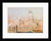 St. Paul's from the River: Morning Sun in Winter by Henri Le Sidaner