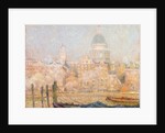 St. Paul's from the River: Morning Sun in Winter by Henri Le Sidaner