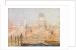 St. Paul's from the River: Morning Sun in Winter by Henri Le Sidaner