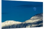 Mountain Ridge and Moon, Antarctic Peninsula by Anonymous