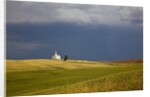 Rocklyn Community Church With Wheat fields and storm coming by Anonymous