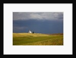 Rocklyn Community Church With Wheat fields and storm coming by Anonymous