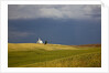 Rocklyn Community Church With Wheat fields and storm coming by Anonymous