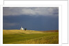 Rocklyn Community Church With Wheat fields and storm coming by Anonymous