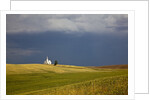 Rocklyn Community Church With Wheat fields and storm coming by Anonymous